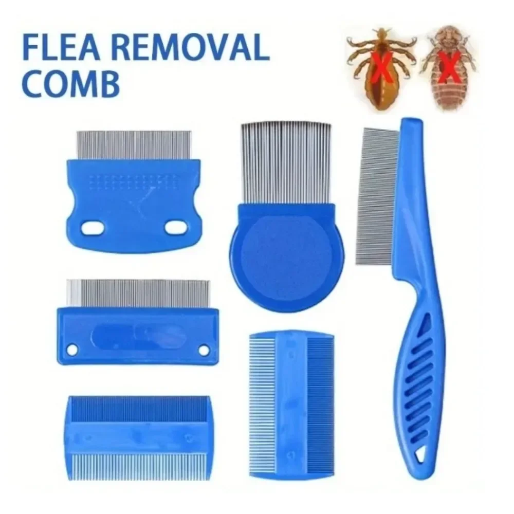 6 unids/set elimina huevos piojos peines caspa peine para piojos fácilmente de larga duración sin deformación cabeza de eliminación de piojos peine para piojos