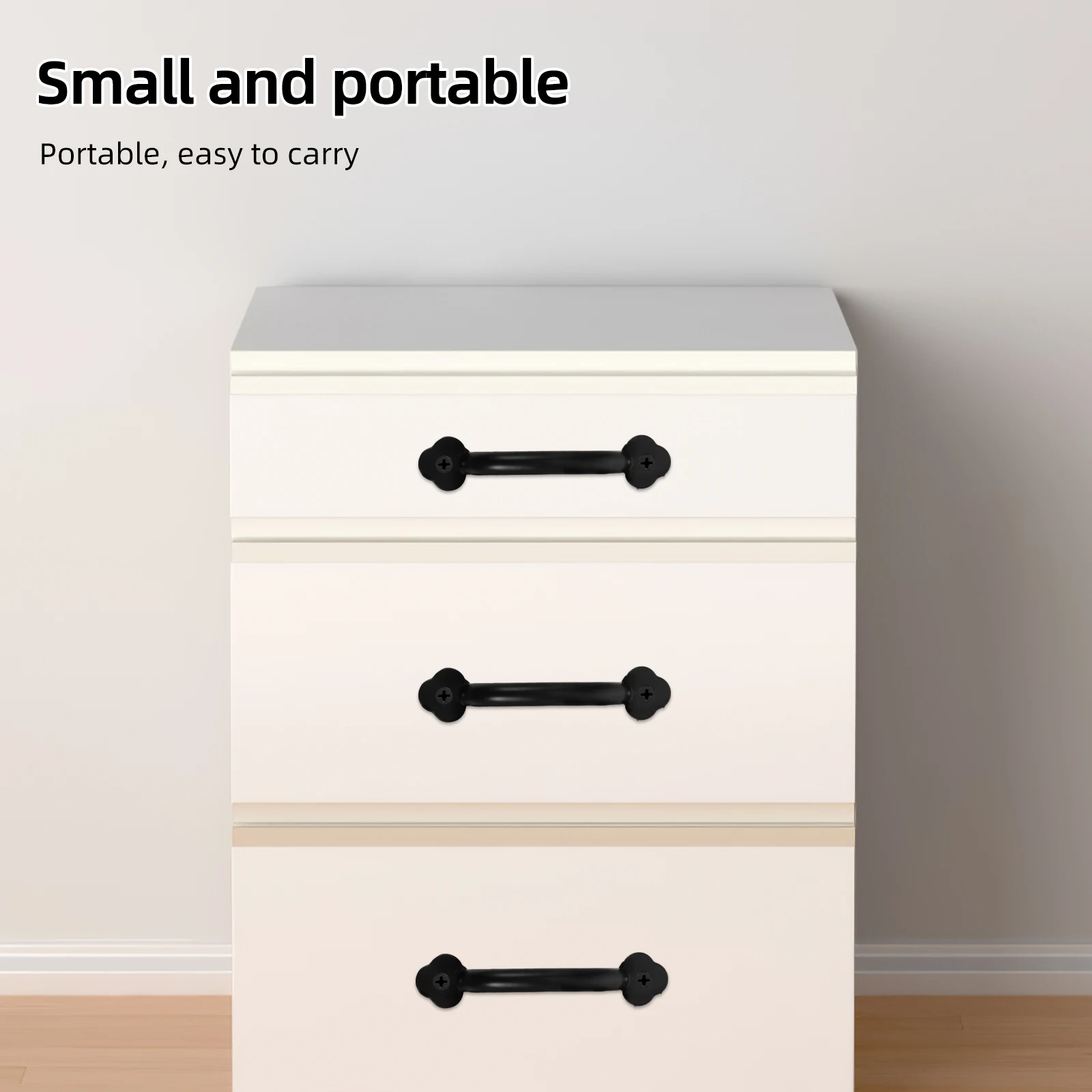 

3pcs Vintage Cabinet Handles Metal Drawer Pulls Retro Dresser Knobs Closet Hardware Barn Door Accessories Fence Pulls For