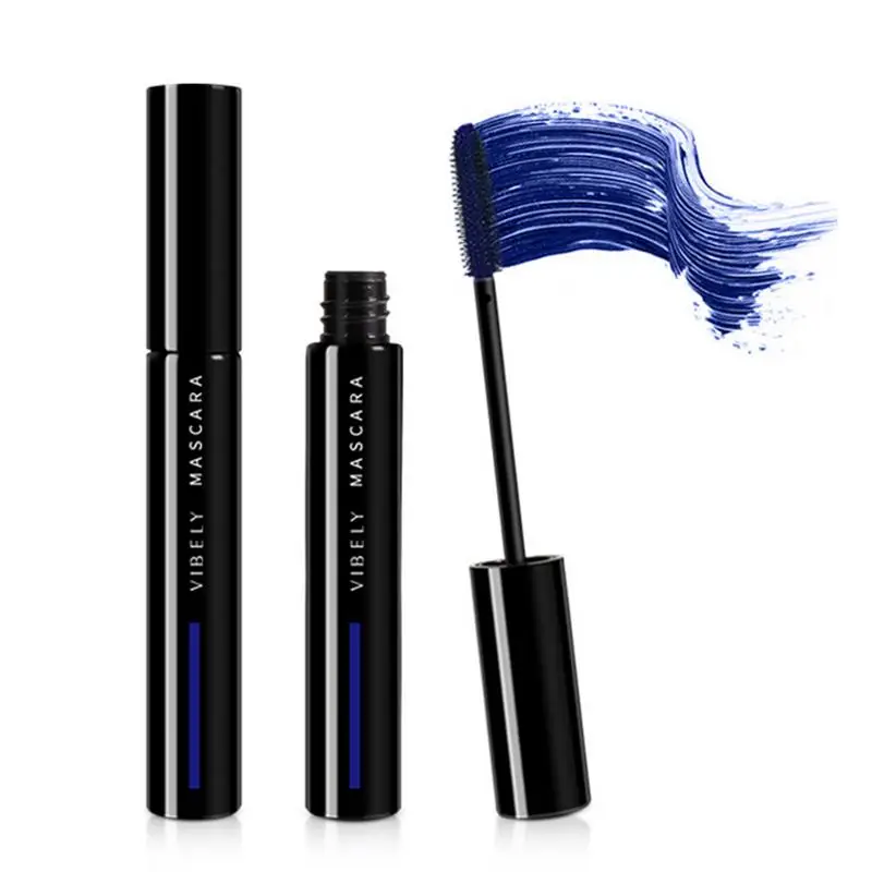 1pcs Colorful Mascara Curling Thicking Eyelashes Extension Waterproof Volumizing Blue Mascara Long Lasting Non-Smudge Cosmetic