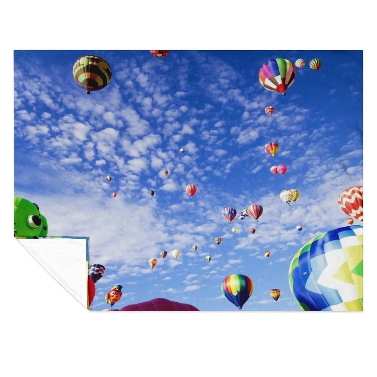 Albuquerque New Mexico Balloon Fiesta Throw Blanket Cute Bed Fashionable Beautifuls Blankets