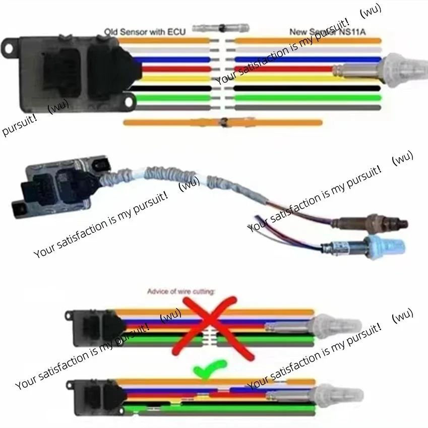 A0009053009 A0009058011 0009058011 000- 905-80-11 NOx Sensor Probe for Mercedes-Benz W213/222/238/25