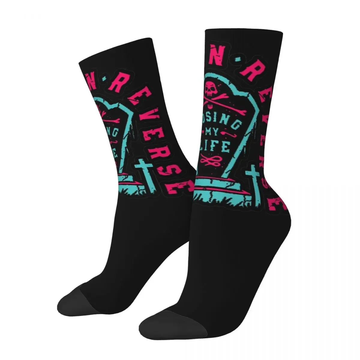 

Falling In Reverse Socks Men Women Polyester Casual Be the Burst of Color That Brightens Socks Crazy Socks Gifts