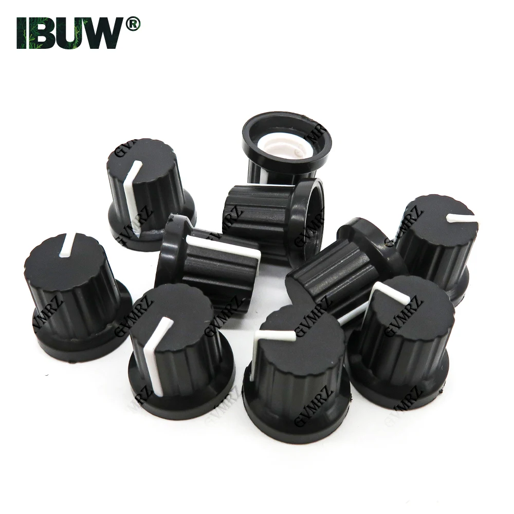 

10/20/100/1000 шт./комплект. Ручка потенциометра WH148 с белой крышкой, ручка AD2 WH148