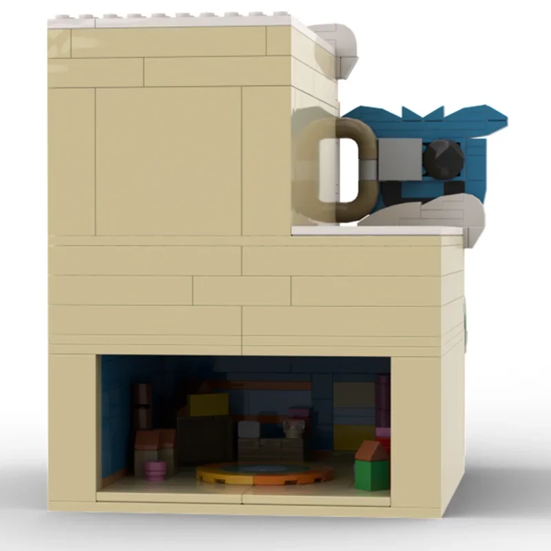 العمارة الجديدة عرض الشارع Moc اللبنات نادي البطريق مربع التكنولوجيا وحدة الطوب نموذج هدية عيد الميلاد لعبة لتقوم بها بنفسك مجموعة الجمعية