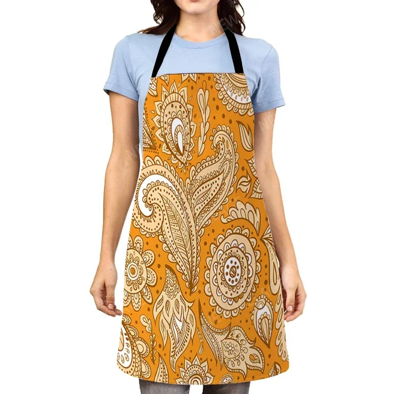 Aesthetic Women kitchen apron original Children Waterproof girl custom man waiter work apron oil proof mandala vintage Persia