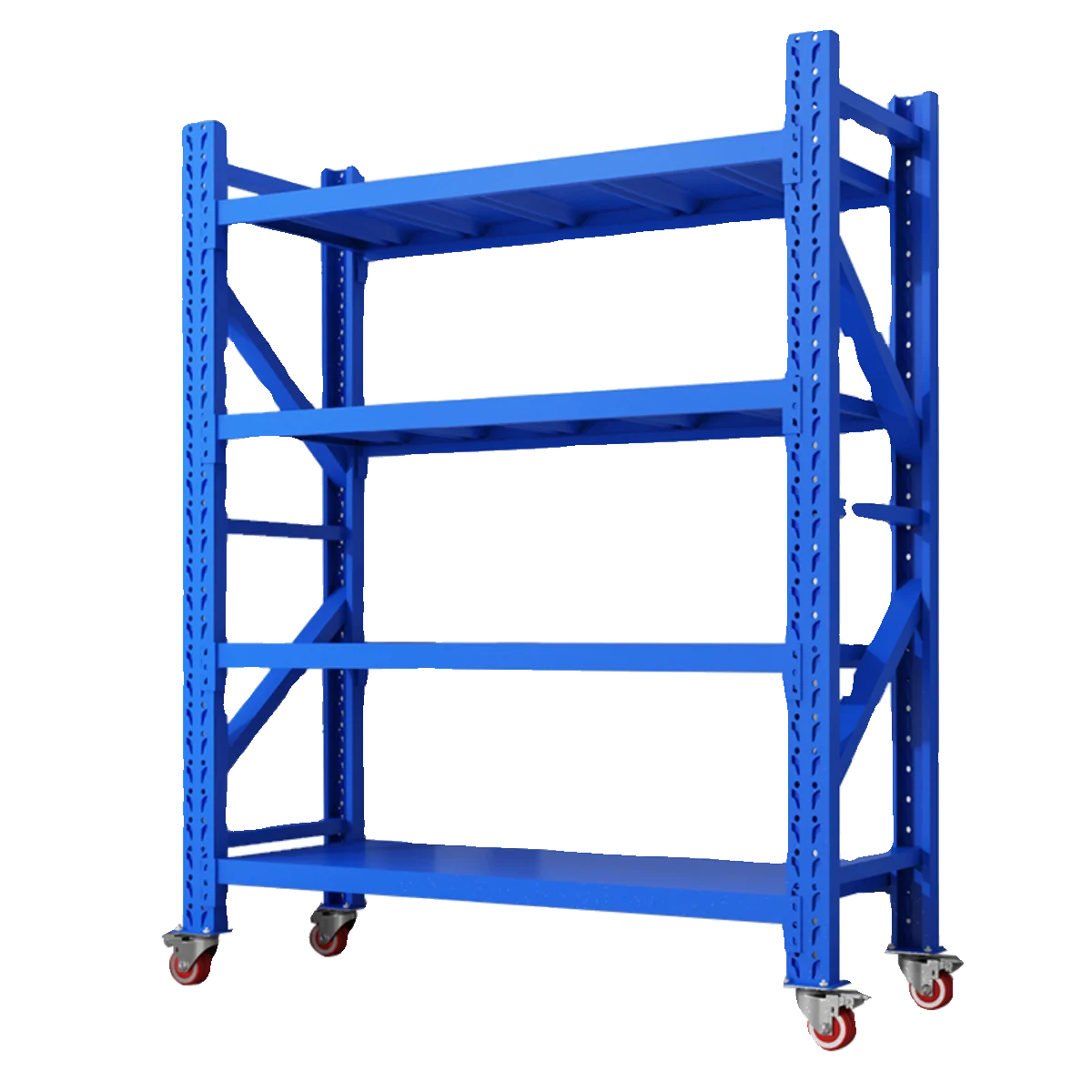 

Wheeled storage shelves Multi-layer shelves Cart universal wheel removable