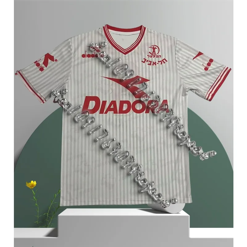 

Hapoel Tel Aviv Home 1993-1994 - Retro Jersey 3D Men's Dry Fit Shirt Barça Football Swimsuit Sports T-shirt Woman Sportswear Gym