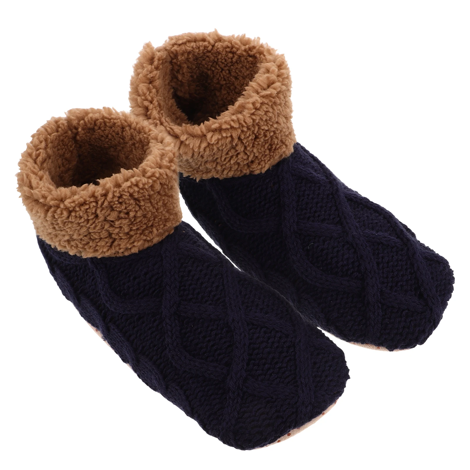 غامض جوارب يمكن السير بها على الأرض النعال الحرارية الدافئة عدم الانزلاق النساء الرجال الثلوج كومة طاقم الصوف السائبة الثعلب كابل متماسكة الراحة