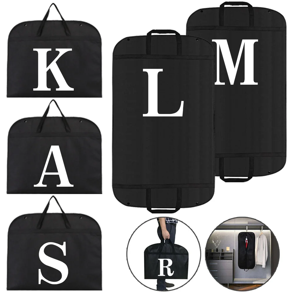

New Clothes Black Dust Cover Wardrobe Storage Simple Home Clothes Cover Suit Jacket Clothing Bag Wardrobe Hanging Clothes