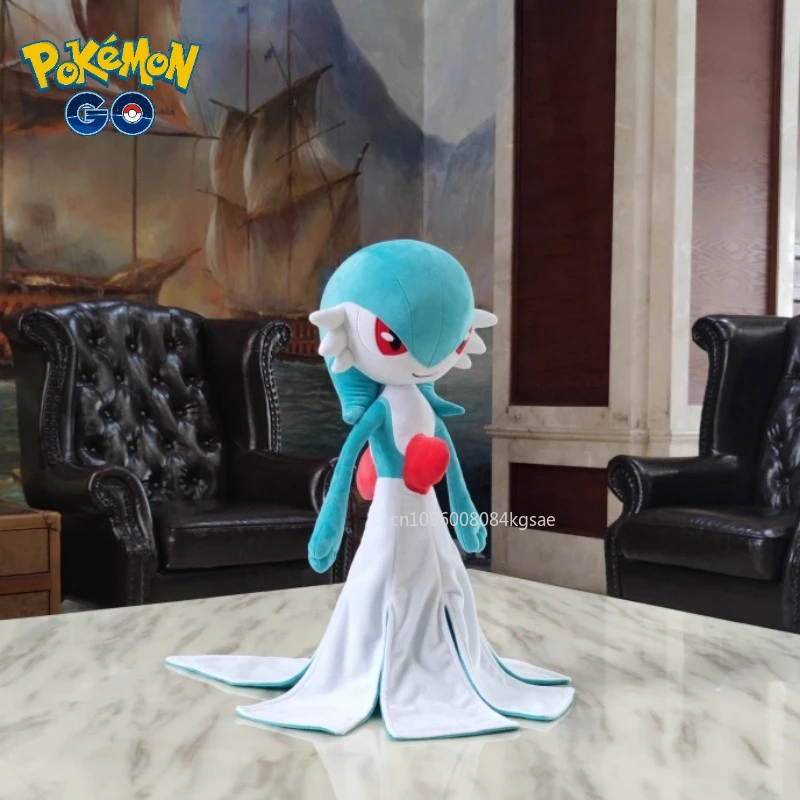 80CM Big Size Pokémon Stuffed Plushies Room Decoration Cute Cartoon Anime Gardevoir Soft Plush Toy Children's Birthday Gift