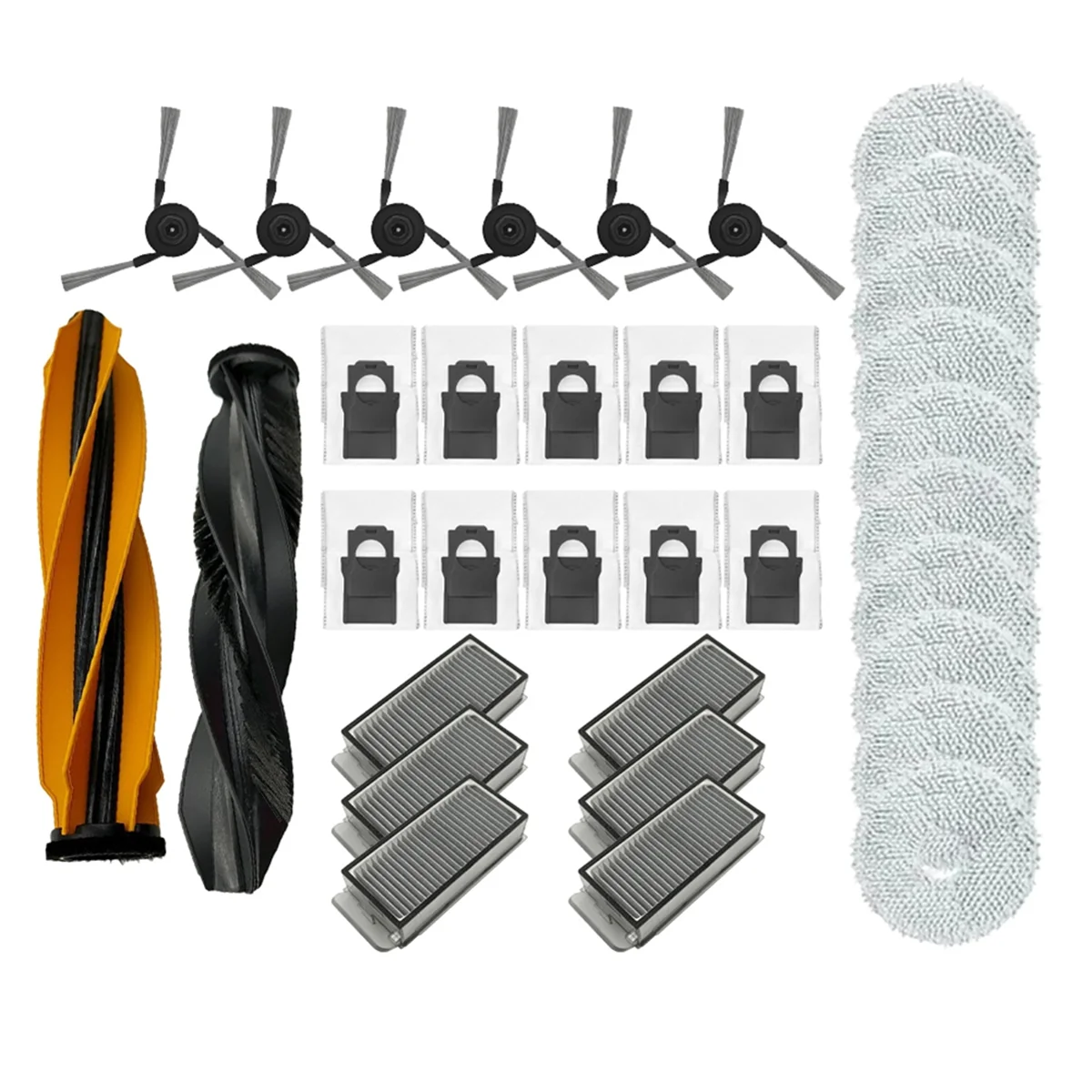 

Hot sale Compatible for X50 Ultra Replacement Main Side Brush HEPA Filter Mop Pads Dust Bags Spare Parts Accessories