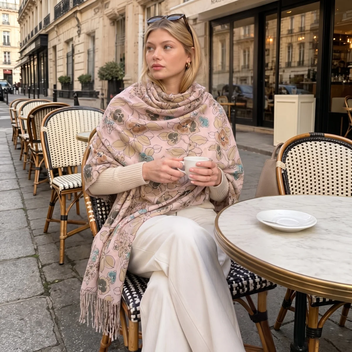 Fashion Scarf Bandana Hijab Shawl Pashmina Cashmere Wrap Turban Headscarf Tassel Neckerchief Handkerchief Headband Muffler