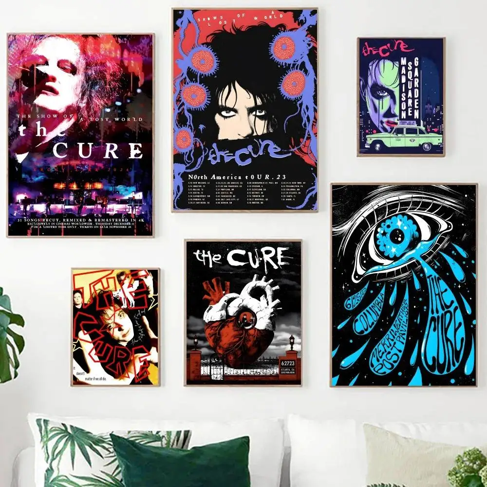 The Cure Self-adhesive Art Poster Whitepaper Prints Posters Artwork Aesthetic Art Wall Painting