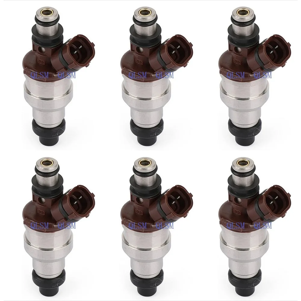

6Pcs Fuel Injectors for 1989-1995 Toyota Pickup 4Runner T100 3.0L V6 23209-65020 23209-65020 195500-5410 190cc/min Accessories