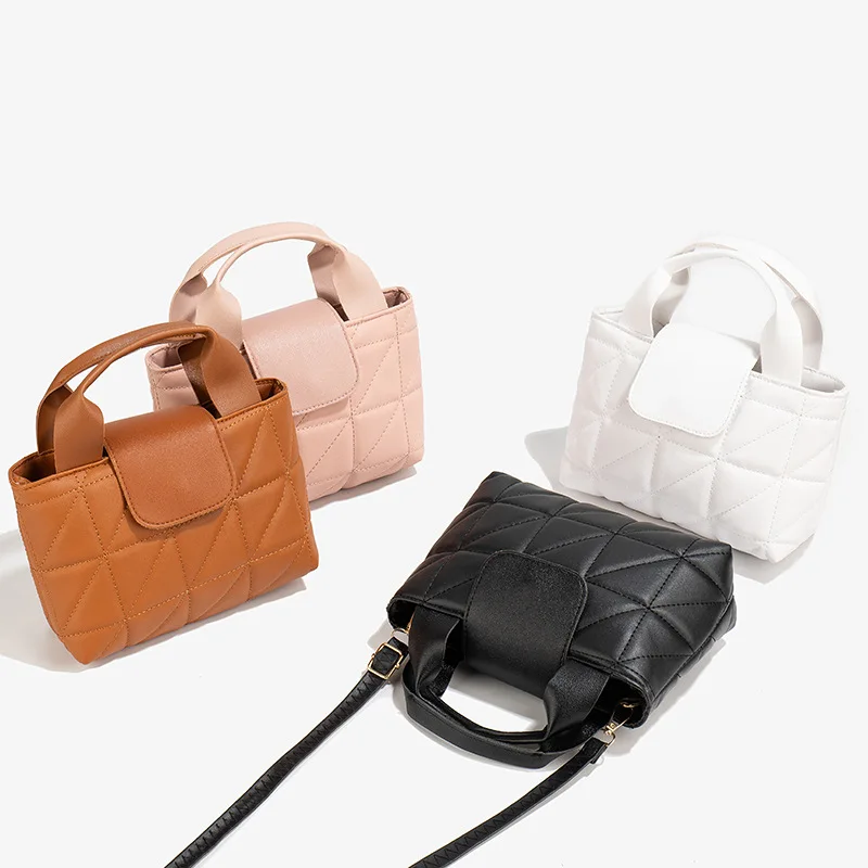 

Fashion New Plaid Handbag for Women, Autumn Simple Shoulder Tote Bag