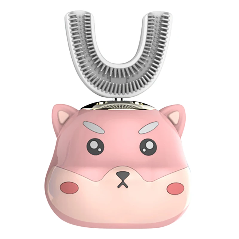 

Умная U-образная щетка, электрическая зубная щетка, детская автоматическая ультразвуковая зубная щетка, подходит для пожилых детей