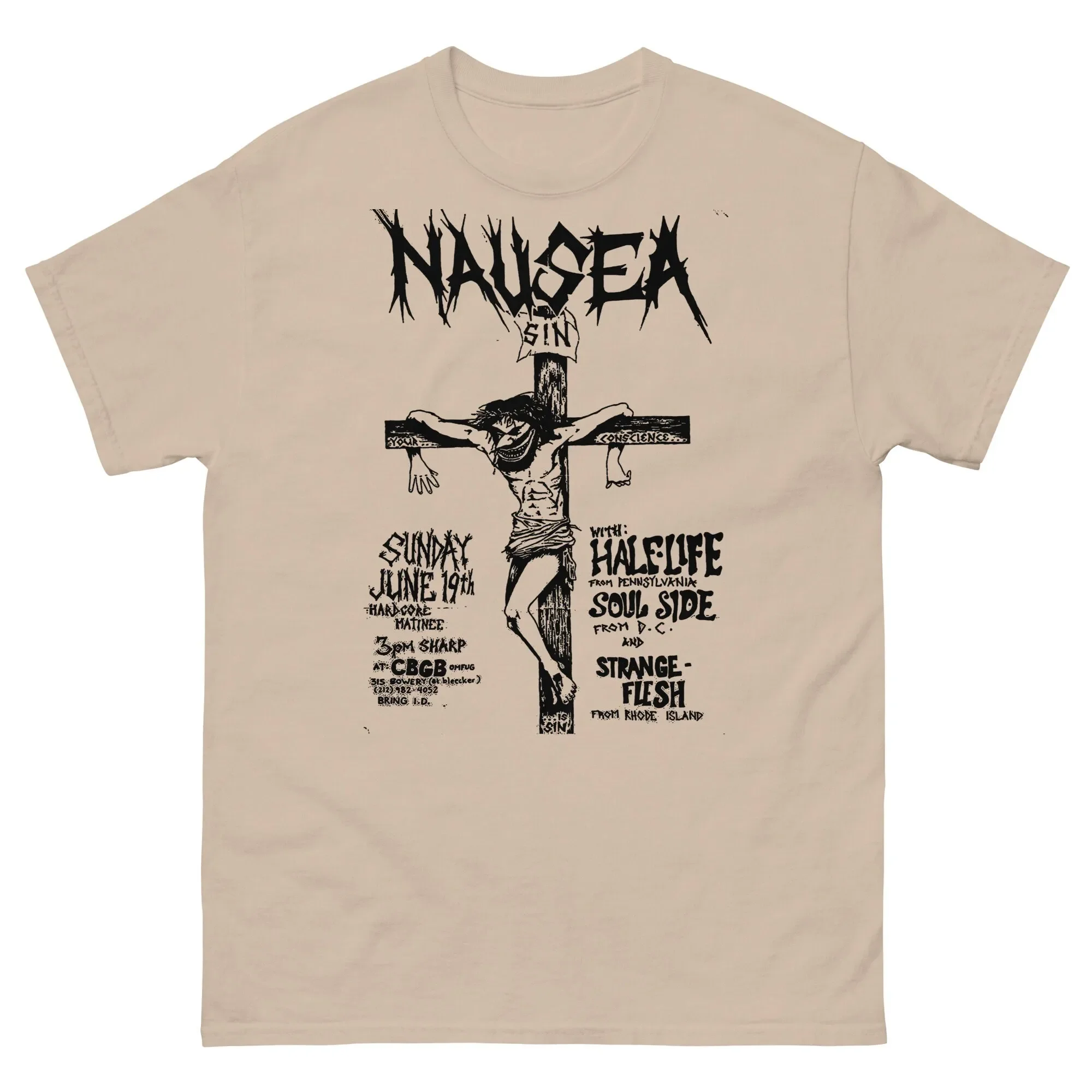 Nausea Flyer Shirt Punk Shirt Punk T Shirt Disrupt