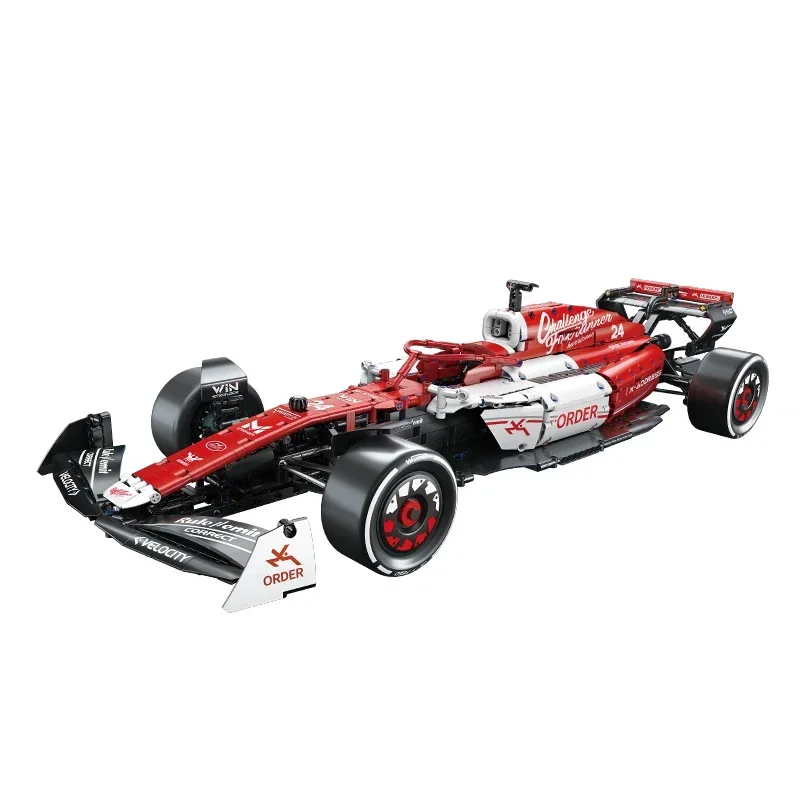 TOYLINX 1768-delige DIY racewagen bouwsteenmodelset gemaakt van hoogwaardig ABS geschikt voor Valentijnsdag/verjaardagscadeaus - afbeelding 2