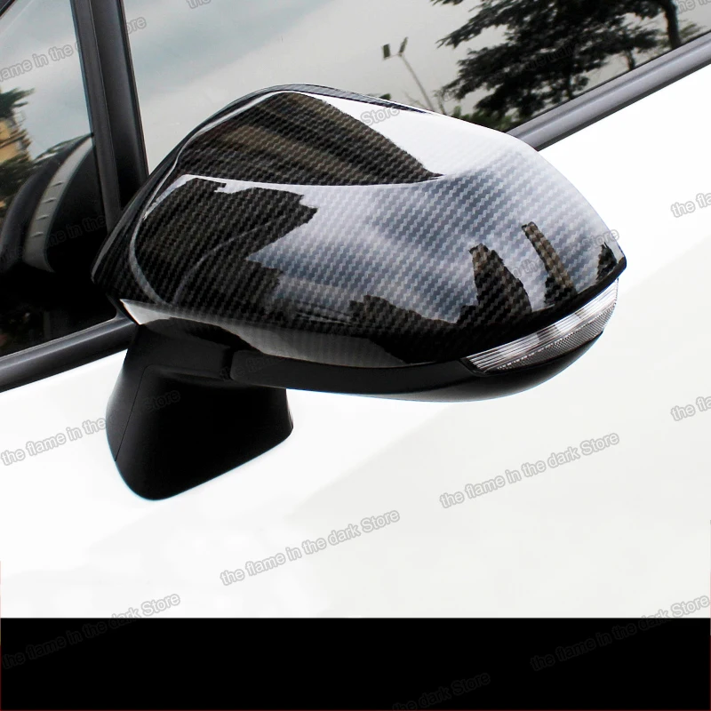 carbon fiber for Toyota Corolla E210 Car Rearview Cover Protector Interior Accessories 2019 2020 2021 2022 gr sport hybrid