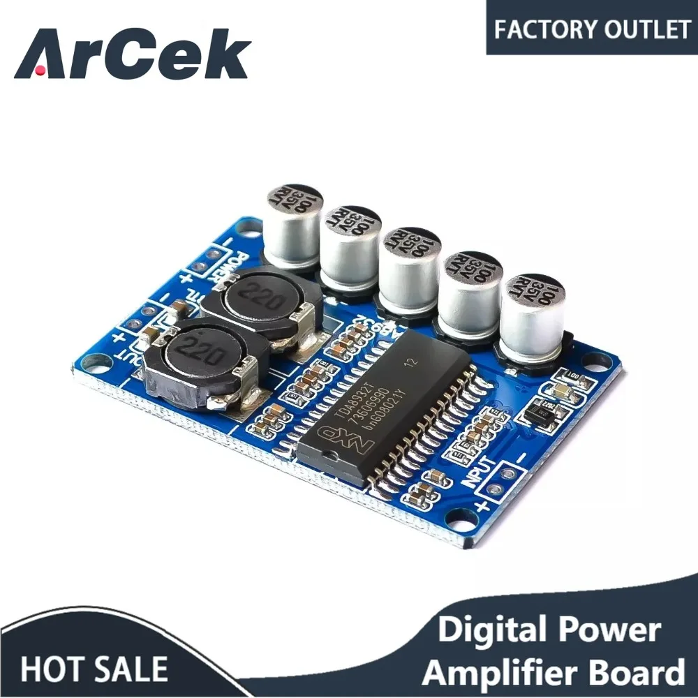 Digitale Eindversterker Bord Module 35W Mono Versterker Module High-Power Tda8932 Laag Stroomverbruik