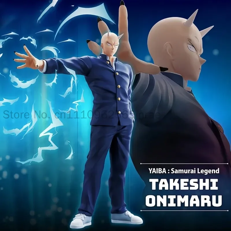 

Authentic Onimaru Takeshi Figure The Legendary Samurai Yaiba Anime Statue Desktop Decor Collectible Gift For Anime Fans