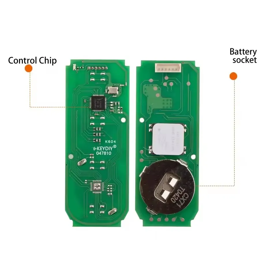 KEYDIY Smart Key C29AX71 Titanium Gray Color Without Buttons with NCF29A1, NCF29A2, NCF29A3, NCF29A4, NCF2953, NCF2954
