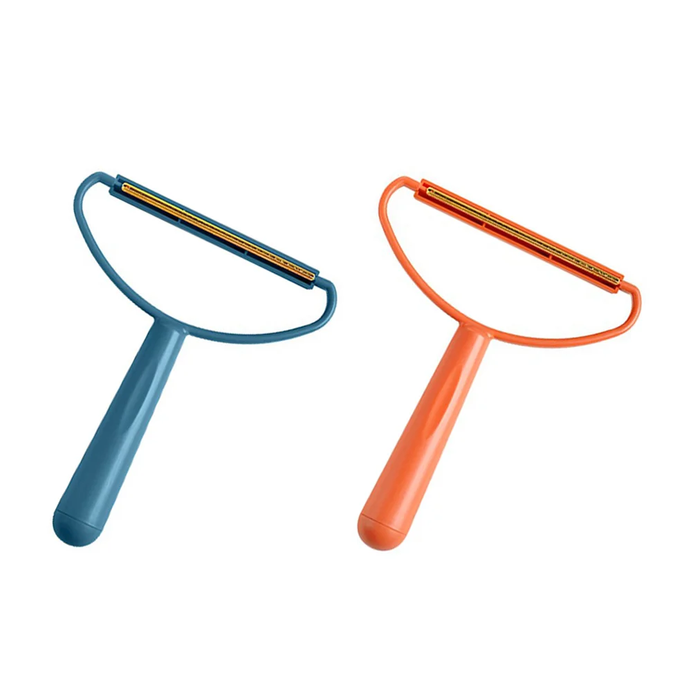 

4 Pcs Pet Hair Remover Comb Plastic Lint Scraper Double-sided Coat Tool for Travel Home Use Efficient Hairball Cleaner