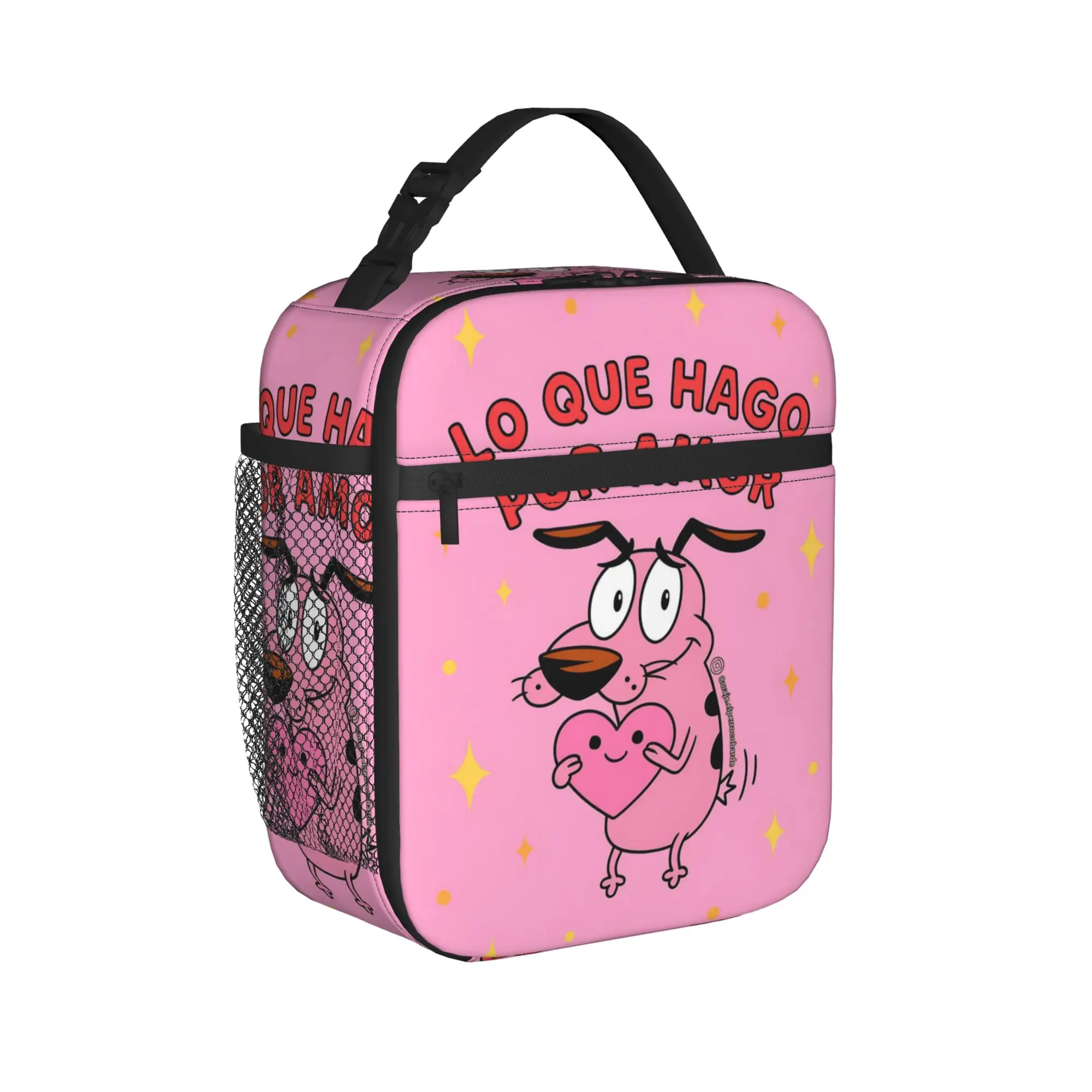 

Insulated Lunch Box Courage the Cowardly Dog-D Accessories Food Box New Cooler Thermal Bento Box For Office
