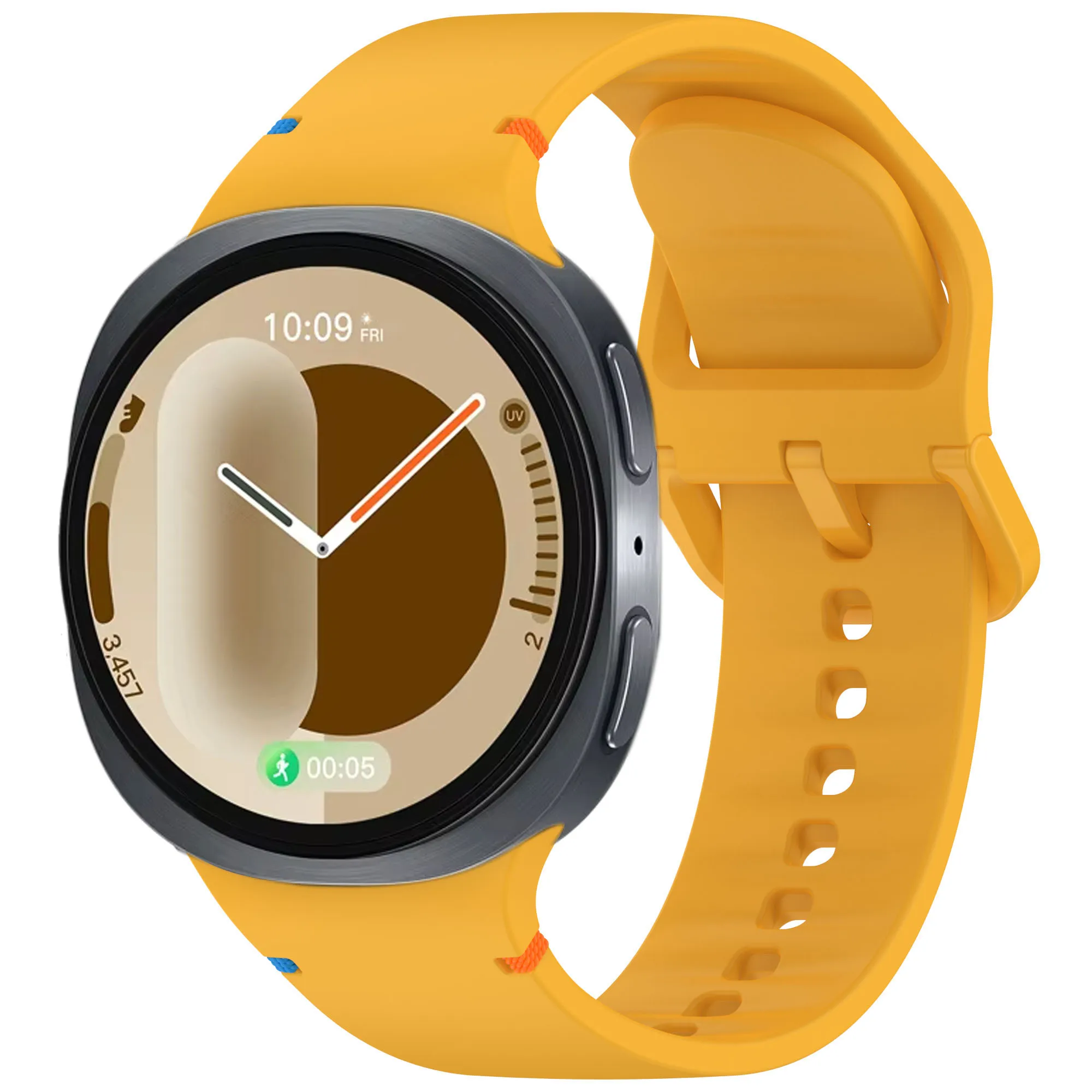 Official Silicone Watchband For Samsung Galaxy Watch 8 40mm 44mm 1:1 Sports Bracelet Wristband Galaxy Watch 8 Classic 46mm Belt