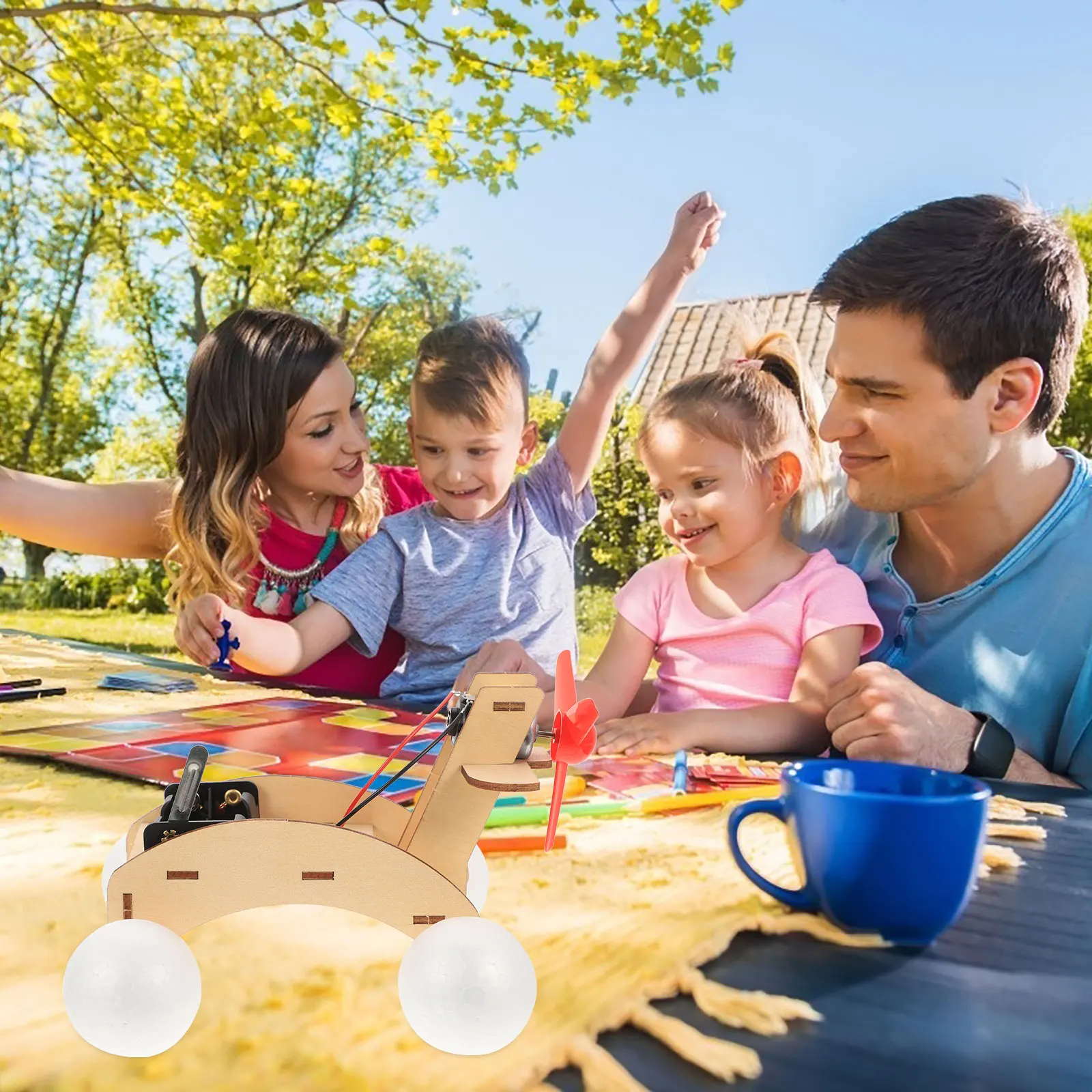 

Craft Boat Wind Assemble Toy Building Wooden Model Kits Kids DIY Handmade Vehicle Toys Science Puzzle Games
