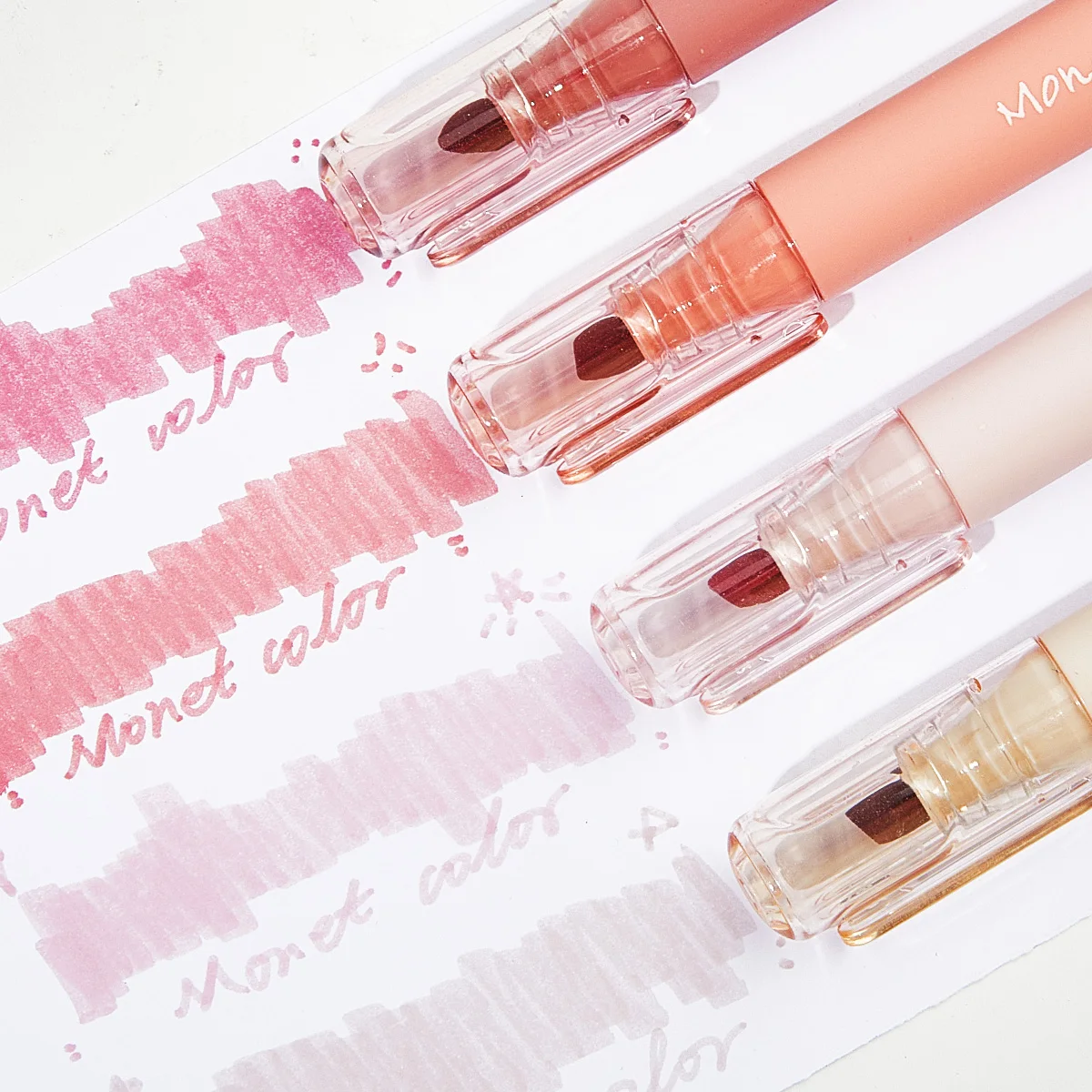 مجموعة هايلايتر باستيل مكونة من 4 قطع، علامات ألوان ناعمة ذات سعة كبيرة بدون تنزف للمجلات وتدوين الملاحظات واللوازم المكتبية المدرسية