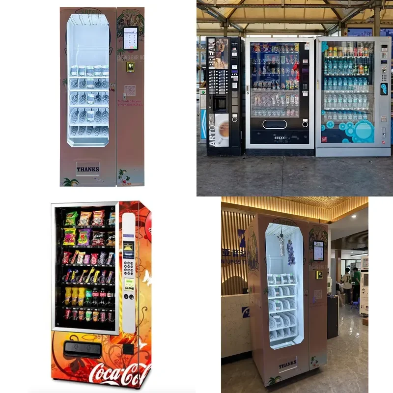 24 Hour Small Combo Vending Machine with SDK Function for Foods and Drinks