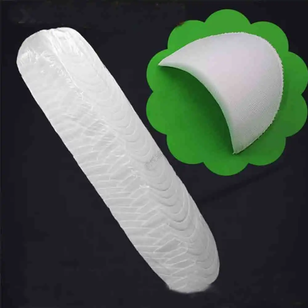 

35pairs 13.5x8x1.6CM Non-slip Eco-pad Shoulder Pad Sewing Apparel Clothes Accessories Encryption White Sponge