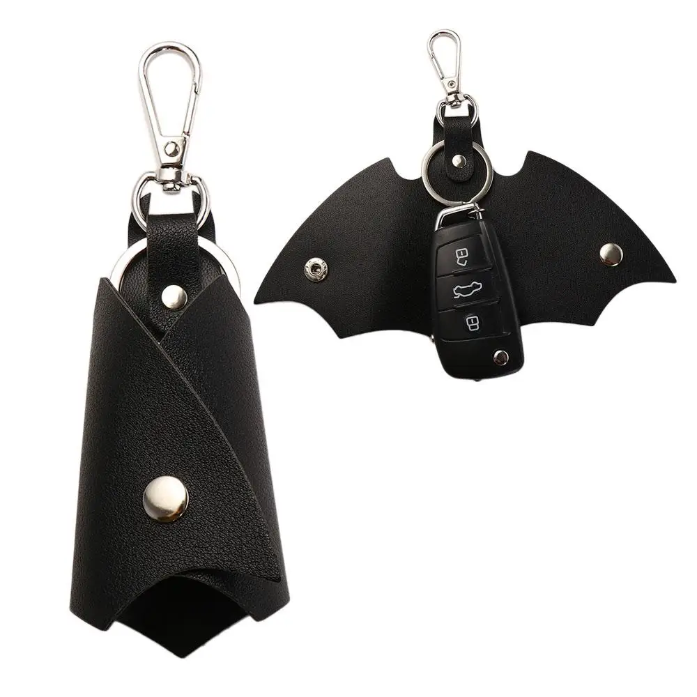 Case PU Leather Key Cover Car Key Wallet Key Protector Men's Key Holder Leather Keychain Remote Key  Pouch Car Key Organizer