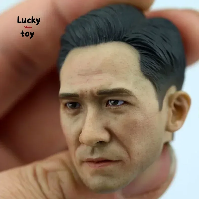 Yip Man Head Carving 1/6 Scale The Grandmaster Tony Leung Head Sculpt for 12in Phicen Tbleague HT Body Action Figure