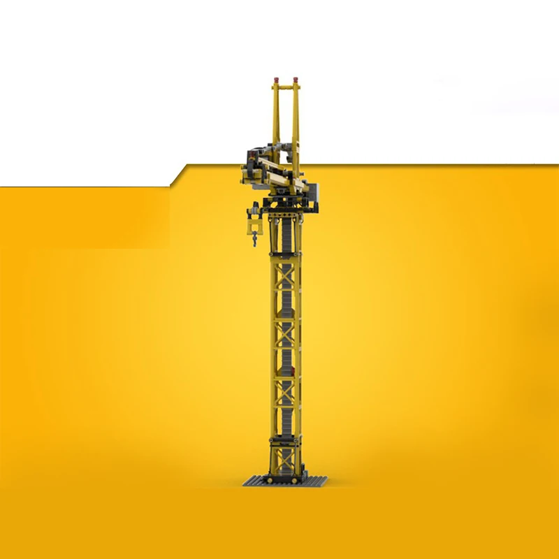 762 Pcs Construction Modular Crane Engineering Equipment Custom MOC Creation Building BlocksToys Gift