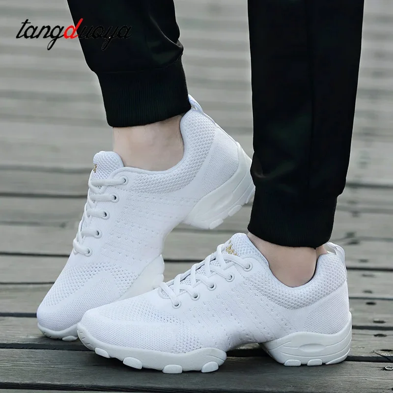 Dance sneakers men women Soft Sole Breathable Jazz modern dance shoes sneakers women ballroom latin dancing sports shoes men
