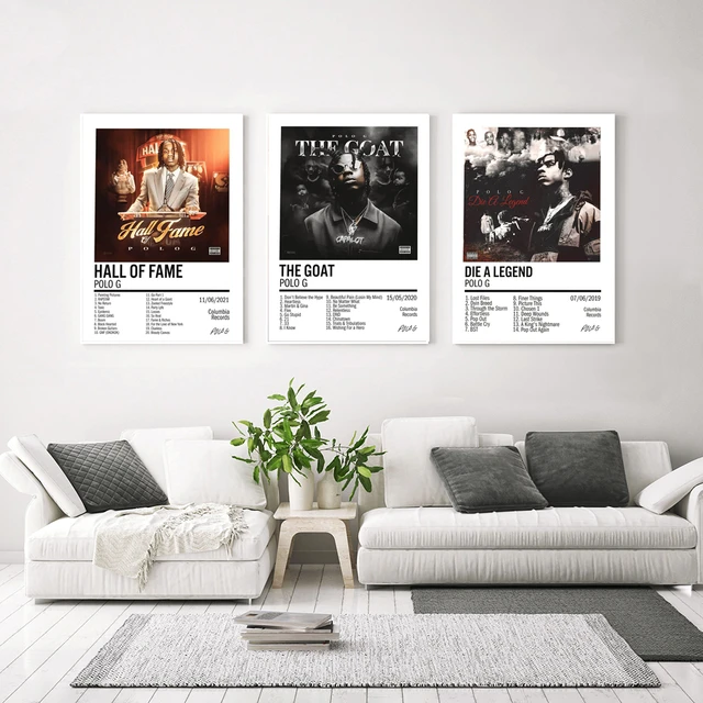 Poster HD Prints The Goat Polo G Hip Hop Music Star Album Cover Canvas Painting Wall Picture Bedroom Art Home Living Room Decor