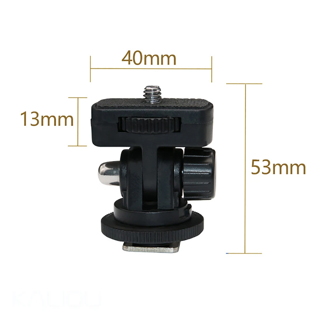 Kunststoff Hot Cold Schuh Basis Halterung Einstellbare Abschließbare 1/4 Schraube Adapter für DLSR Kamera Käfig Rig Monitor Flash Füllen Licht Halterung – Detail 9