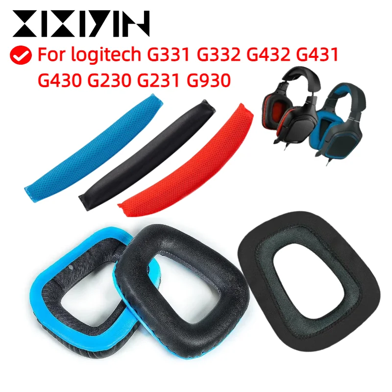 

Ear pads for logitech G331 G332 G432 G431 G430 G230 G231 G930 Headphones Replacement/Ear covers Earmuffs Ear cushions