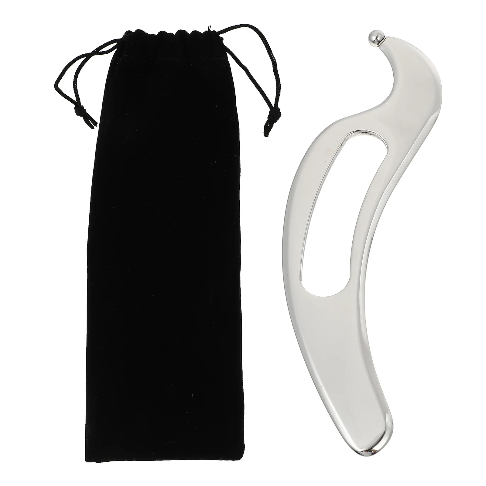 

1Pcs Gua Sha Board Stainless Steel Scraping Tool for Muscle Relief Body Facial Massage Therapy Relaxation Pain Reduction Gift