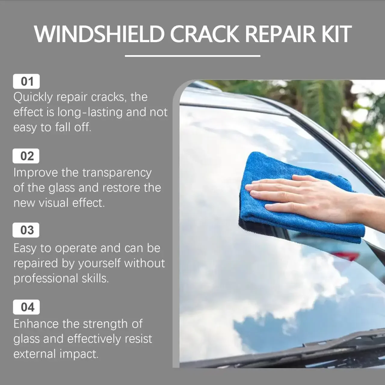 NEW Car Windshield Cracked Repair Fluid Repair Kit DIY Cars Window Tools Auto Windscreen Glass Scratch Crack Repair Set