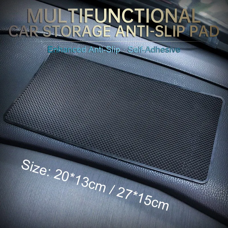 Premium Non-Slip Car Dashboard Mat - Sticky Heat-Resistant PVC Pad for Phone/Sunglasses Car Styling Interior view 3