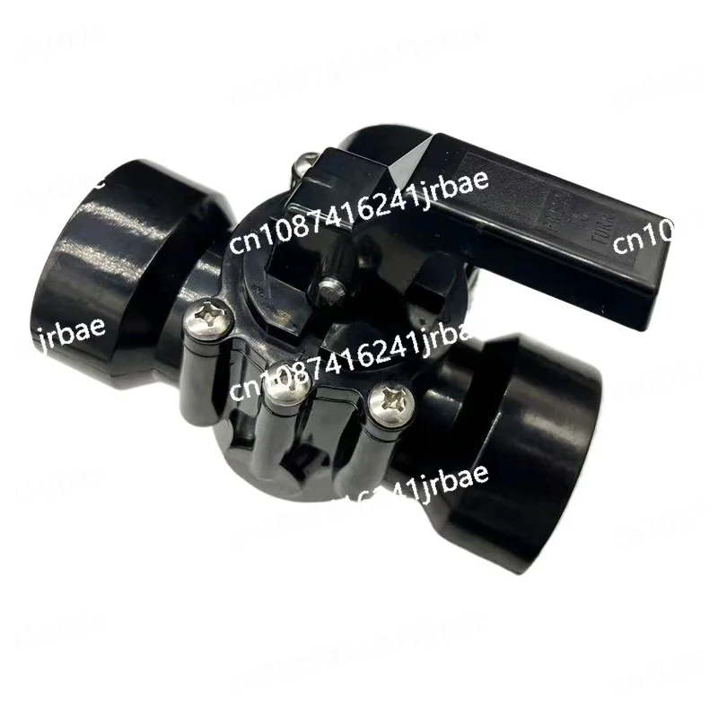 Three Way Diverter Valve 38mm Adaptor Professional Sturdy Swimming Pool Diverter