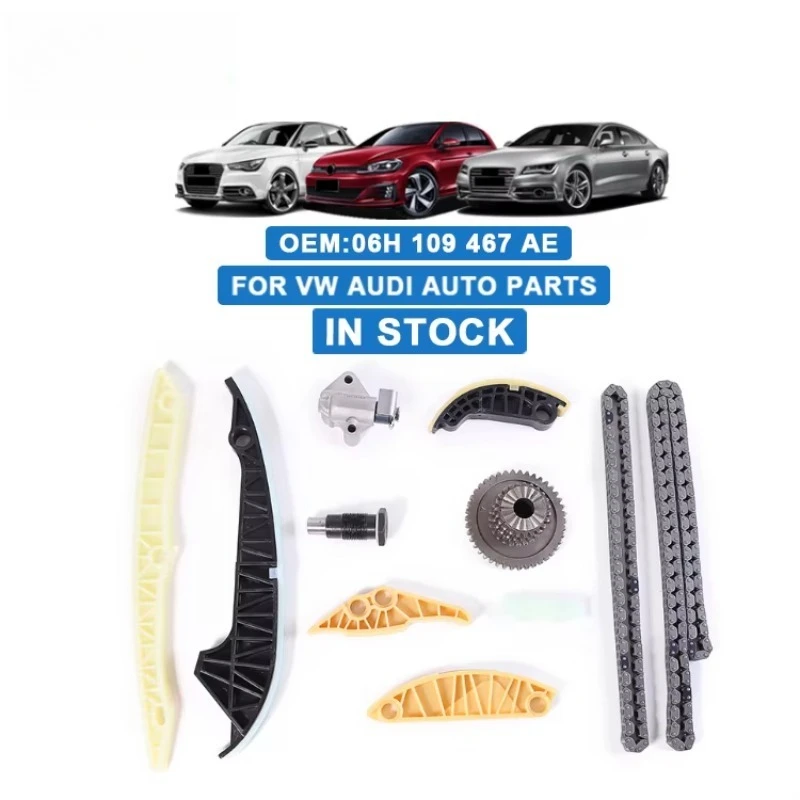 06H109467AE Brand New Engine Part Timing Chain Tensioner Kit for Audi