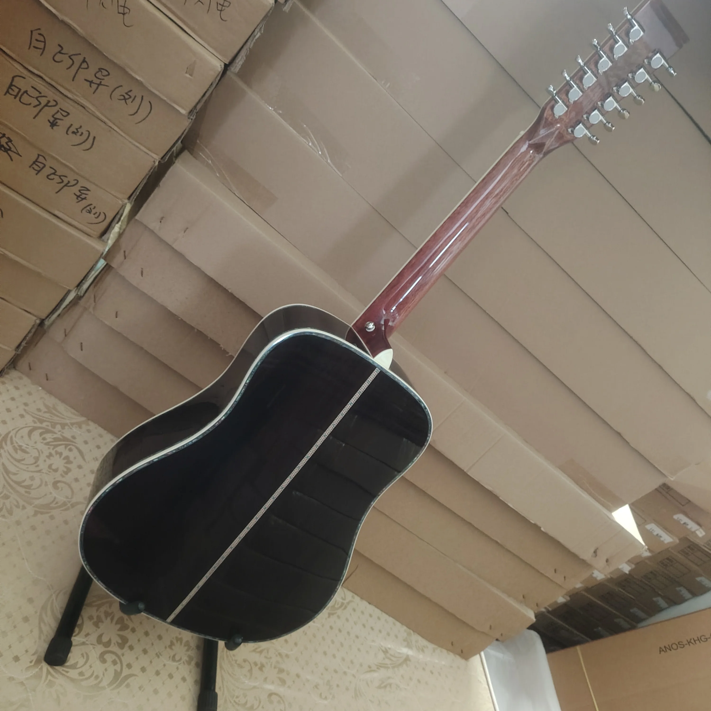 ¡CALIENTE! 41 pulgadas/301EQ/guitarra popular/parte superior de abeto sólido/diapasón de palisandro/20 columnas de sonido/guitarra eléctrica acústica de cuerdas MD12/