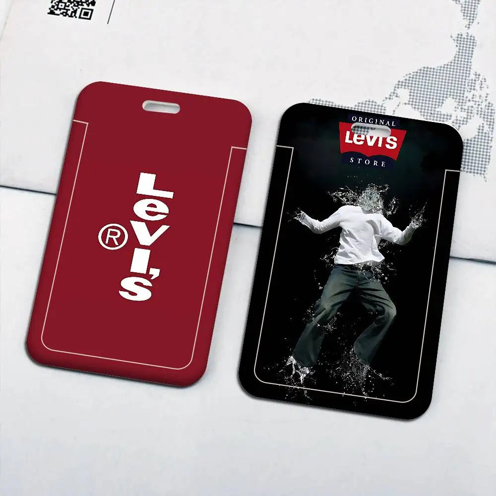 Cordón de moda marca L-Levis para llaves, cadena, funda para tarjeta de crédito, correas para credenciales, soporte para tarjetas de identificación, accesorios para llaves, regalos