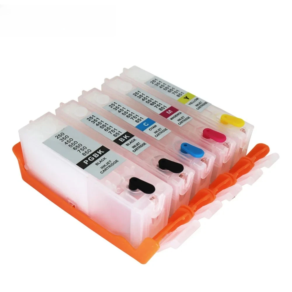 PGI 550 CLI 551 Refillable Ink Cartridge with ARC Chips 550 551 For Canon PIXMA IP7250 MG 6350 MG 5450 MX925 MX725 view 3