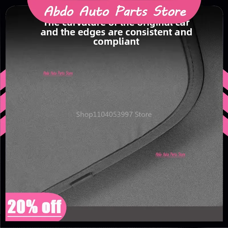 Abdo Sunroof Sunshade Heat Insulation Sun Protection Car Roof Glass Front Rear Skylight Sun Shade For Polestar 4 Accessories
