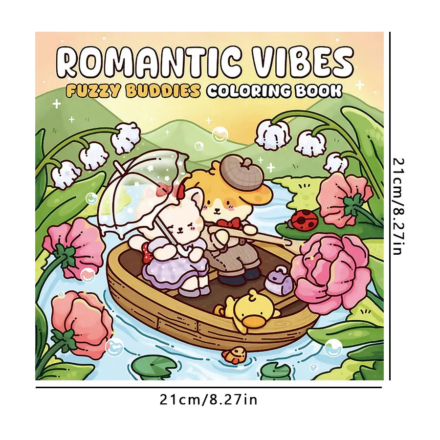 Sunny Days Coloring Books, Cheerful Scenes, Easy Coloring, For Home Parent - Child DIY, Relax, Unwind, Boost Creativity